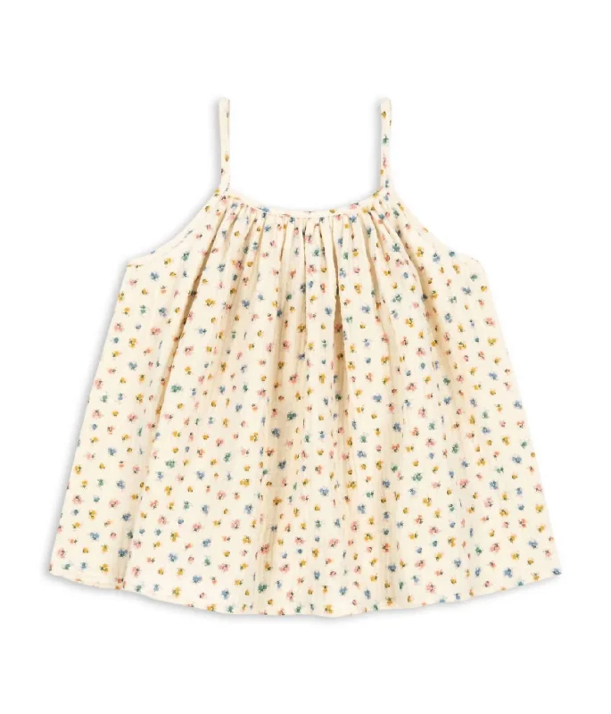 Girl's Coco Strap Top In Bloomie Sprinkle