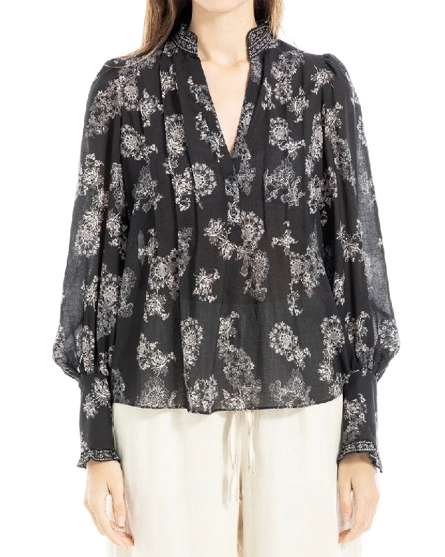 Max Studio Pullover V-Neck Blouse