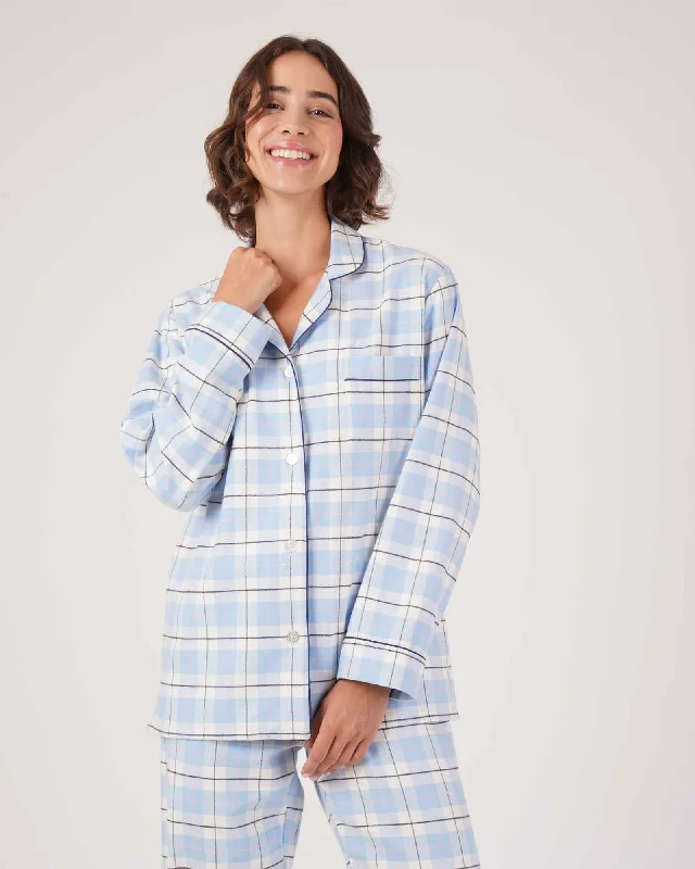 Women's Brushed Cotton Pyjamas - Fulmer Check