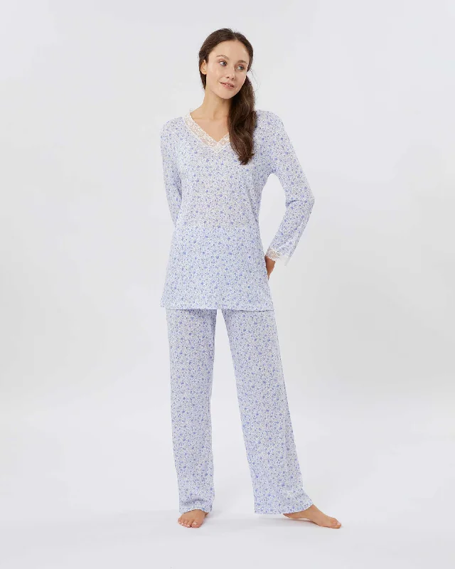 Women's Jersey Ella Pyjamas - Fimber Ditsy Floral