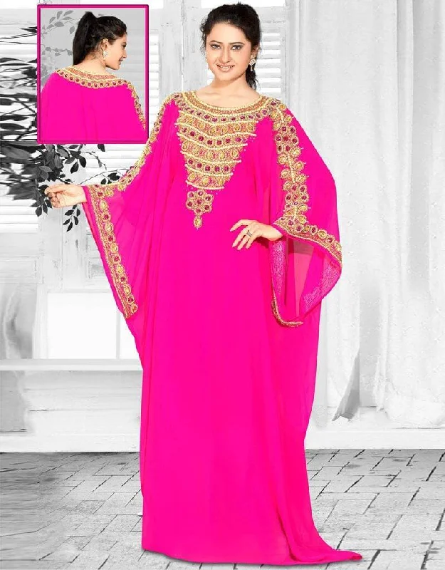 Farasha Style Bell Sleeve Kaftan