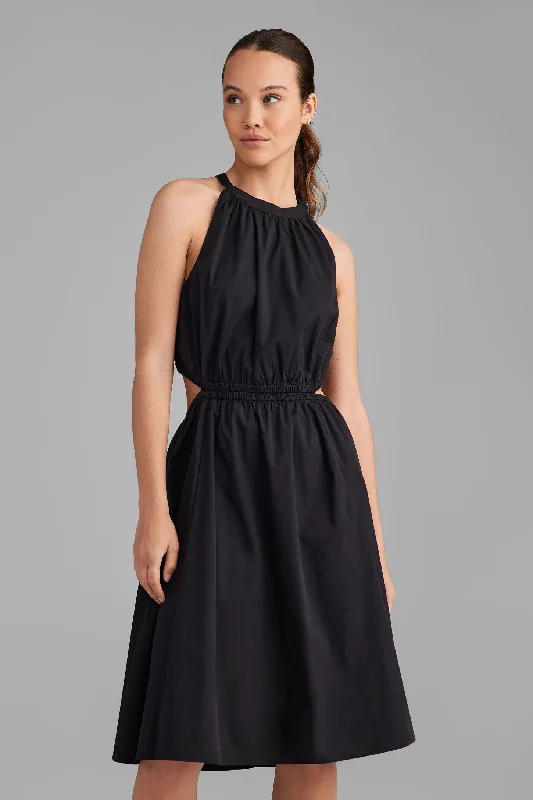 Robe halter ajourée au dos - Femme