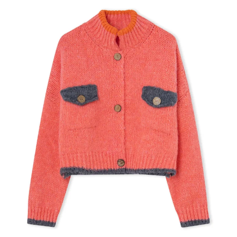 Ding Dong Cardi Coral