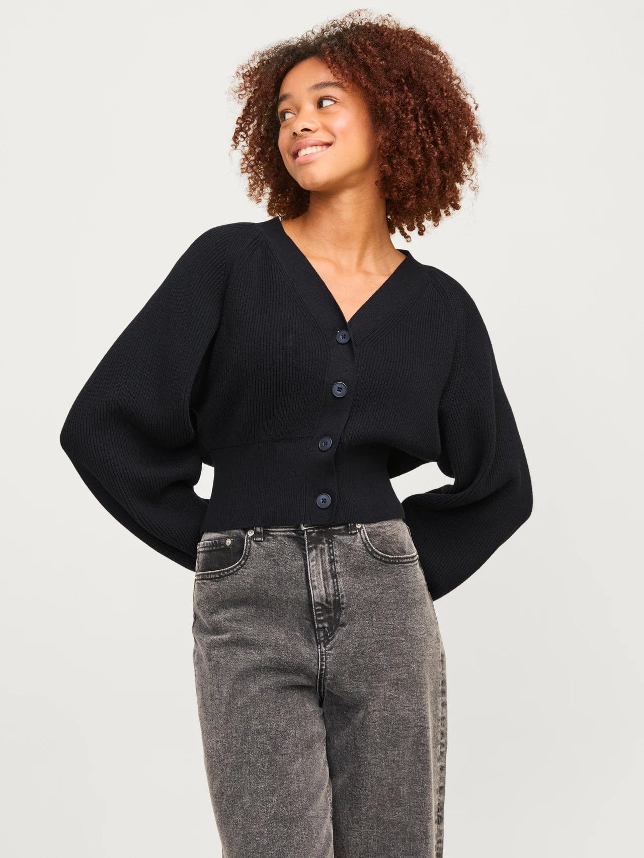 Stina Twist Cotton Cardigan