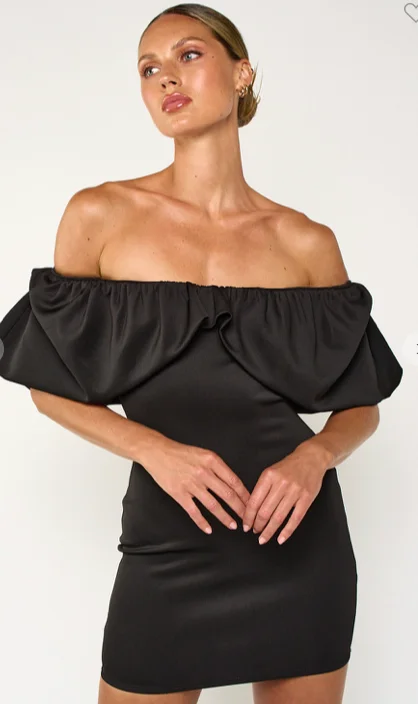 Ruffle Off The Shoulder Dress