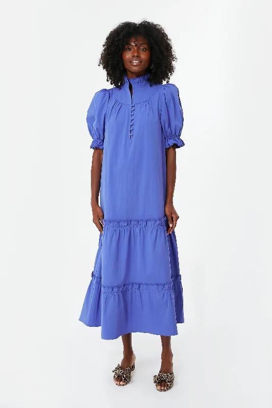 Azure Blue Selena Maxi Dress