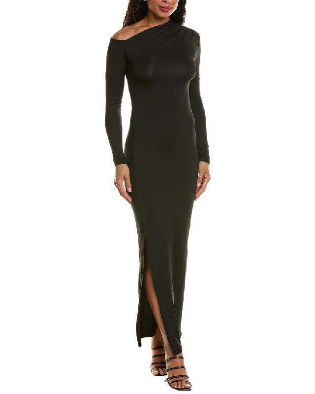 Hl Affair Asymmetrical Maxi Dress