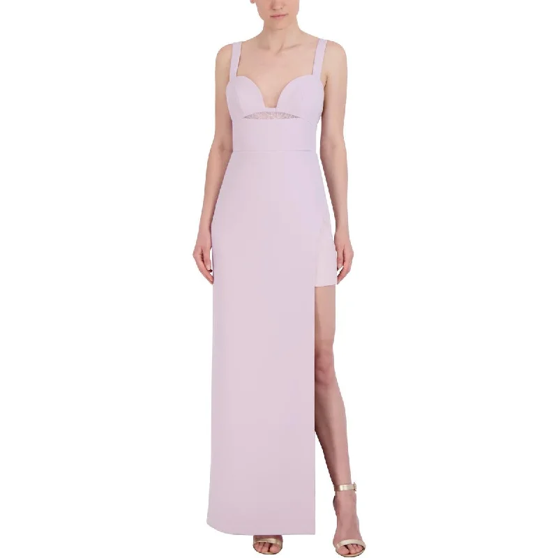 Womens Full Length Side Slit Maxi Dress