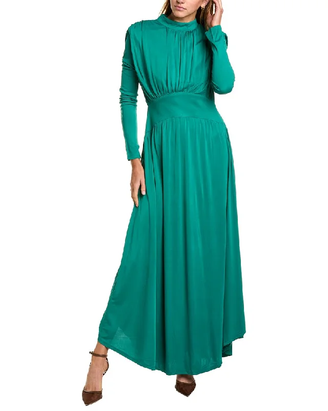 Farm Rio High-Neck Maxi Dress