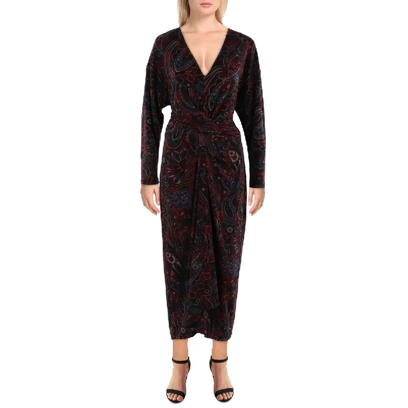 Womens Drapey Long Maxi Dress