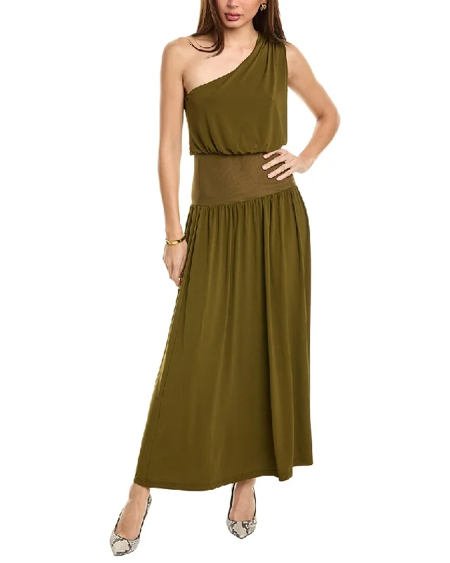 Weworewhat One-Shoulder Maxi Dress