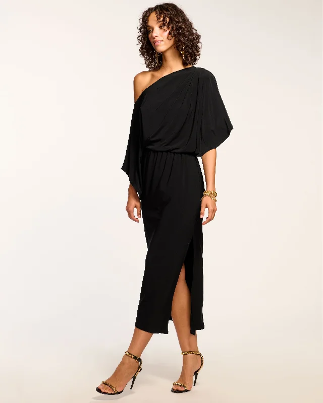 Carlina Off-The-Shoulder Jersey Midi Dress