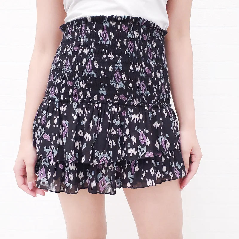 ISABEL MARANT ETOILE PATTERNED MINI SKIRT ($340) - SIZE 34