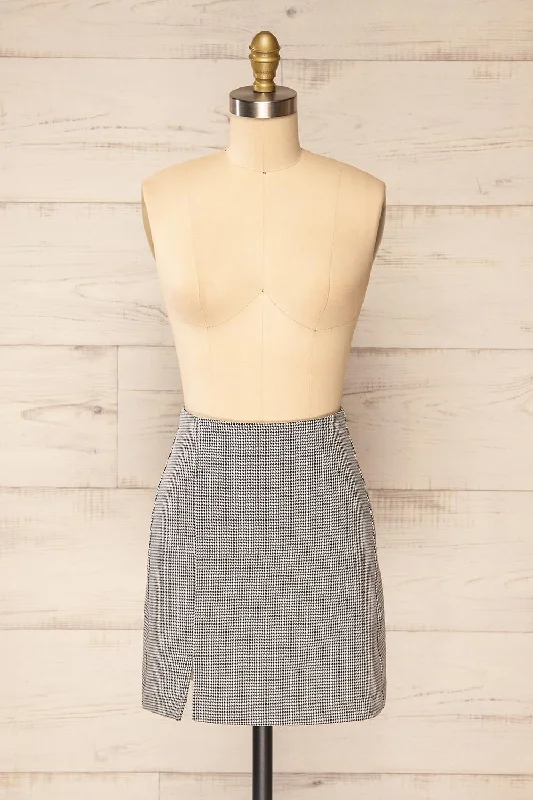 Menton | Houndstooth Mini Skirt