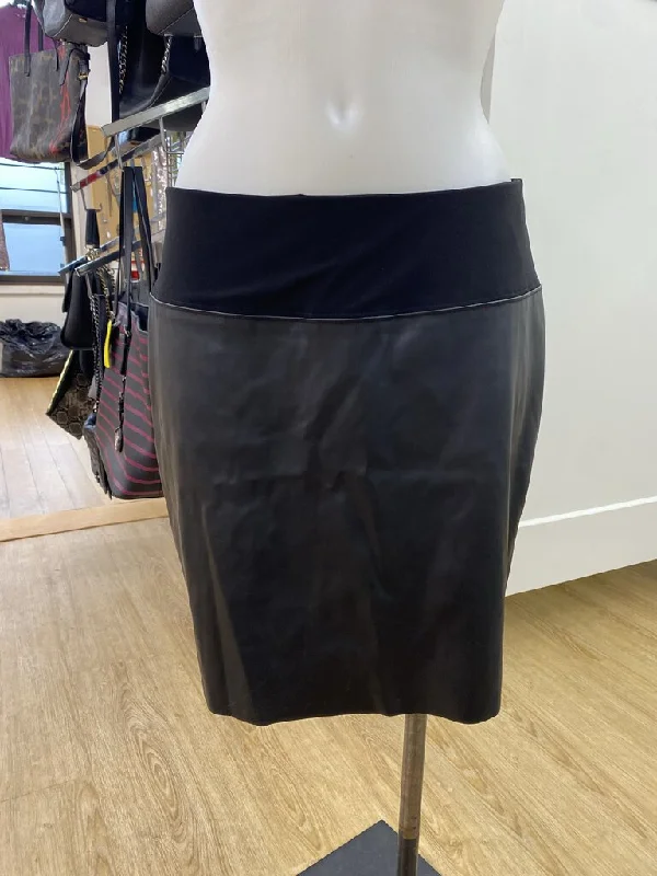 Sympli pleather front mini skirt 10