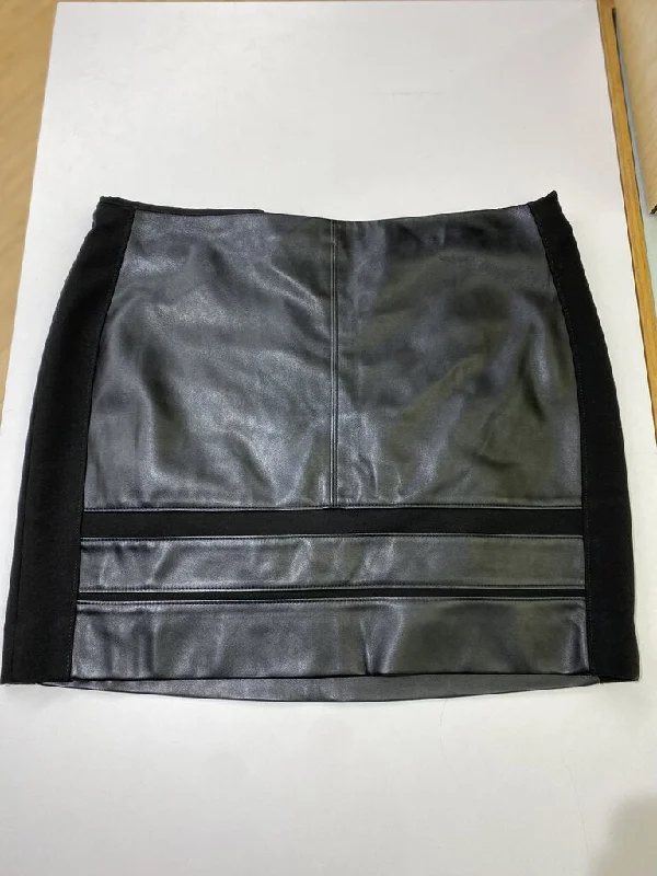 White House Black Market pleather mini skirt 14