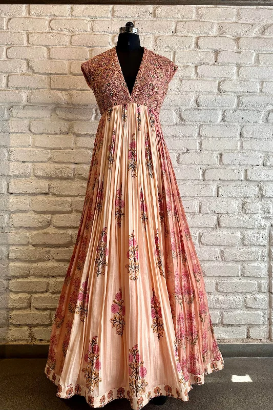 Pink Beadwork Gown