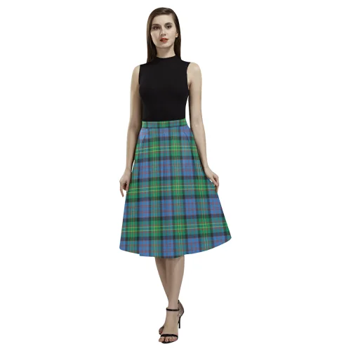 Bowie Ancient Tartan Aoede Crepe Skirt