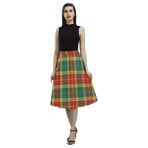 Buchanan Old Sett Tartan Aoede Crepe Skirt