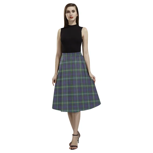 Campbell Argyll Modern Tartan Aoede Crepe Skirt