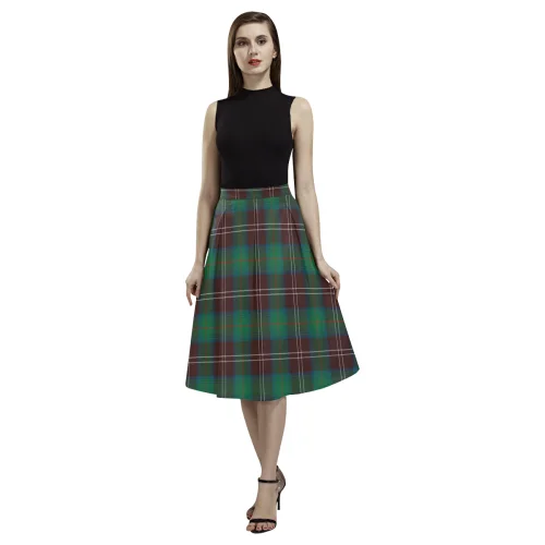 Chisholm Hunting Ancient Tartan Aoede Crepe Skirt