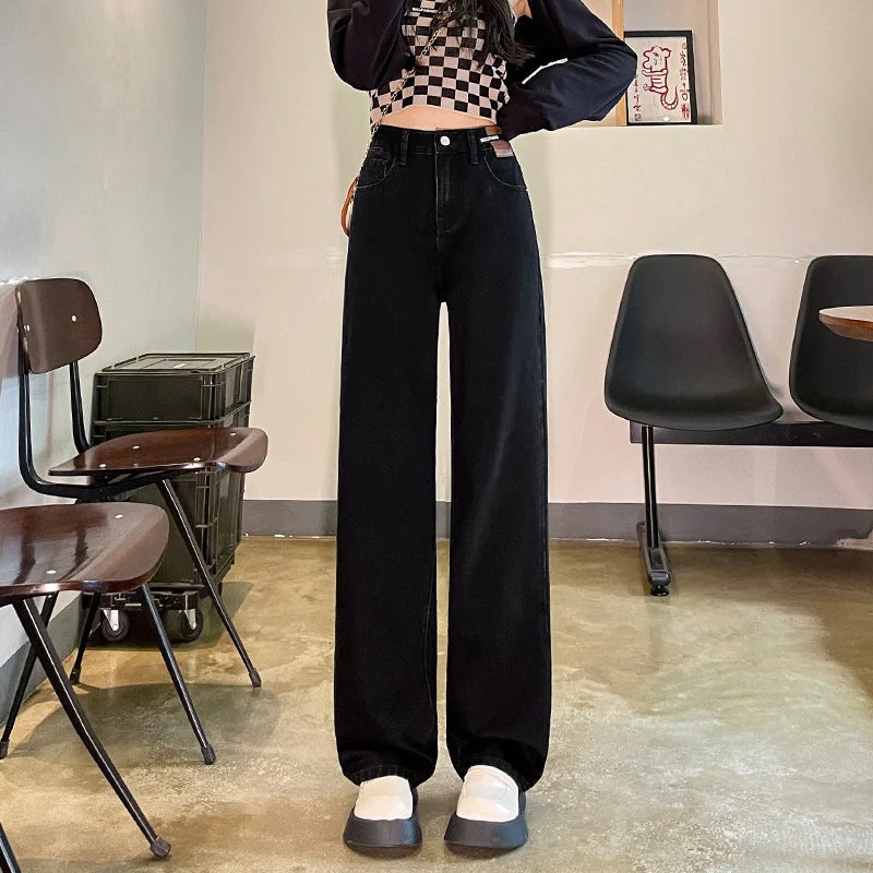 NiDELL: Glamorous Autumn Cotton Jean Long Pants For Women