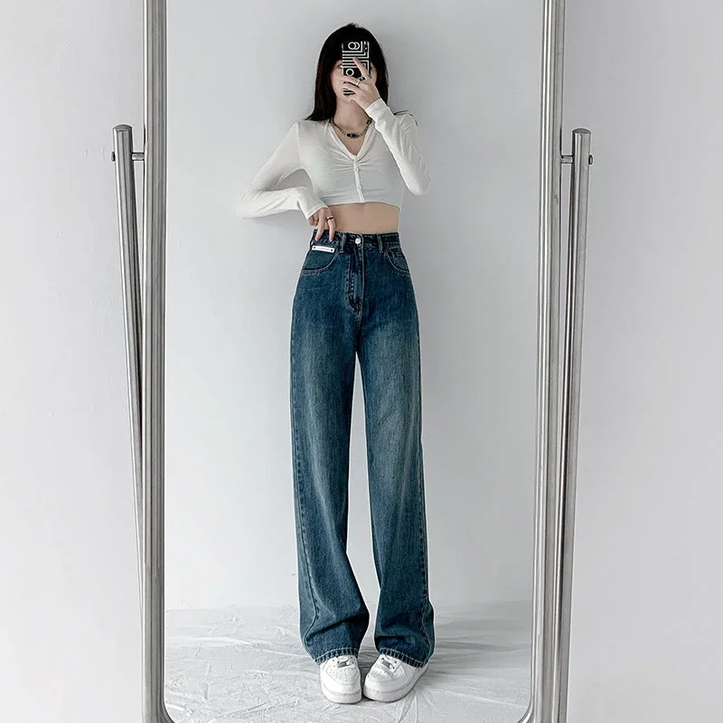 NiDELL: Glamorous Autumn Trousers Long Pants For Women