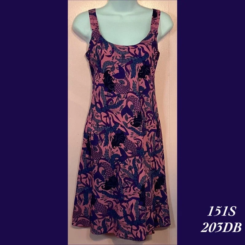 151S - 203DB , Bias cut strap dress