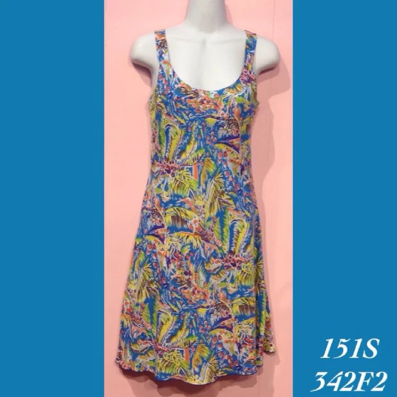 151S - 342F2 , Bias cut strap dress