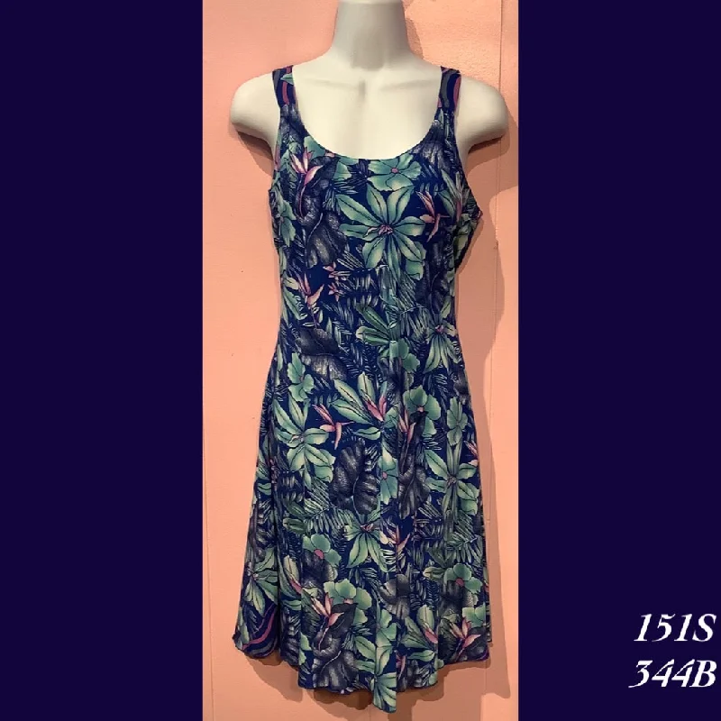 151S - 344B , Bias cut strap dress