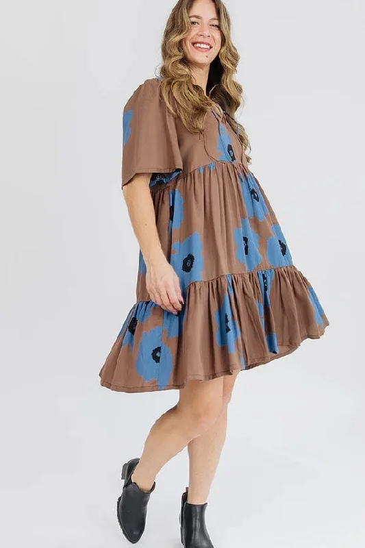 Tiered Dress Adelaide - tencel